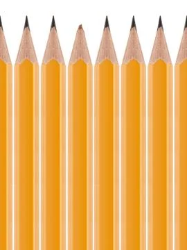 Set of Pencils Stock Photos