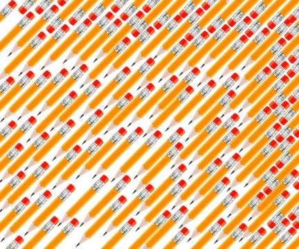 Set of Pencils Stock Photos