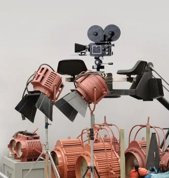 On the set Fotos Stock