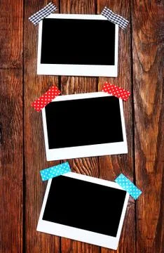 Set of photo frames Stock Photos