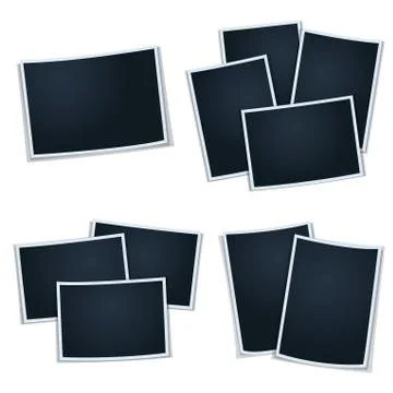 Set of photos (frames Stock Illustration