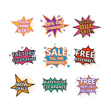 Set Phrase, Family Feast Bundle, decoration Stock Illustration