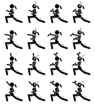 Set of pictogram. Illustration print vector Stock Illustration