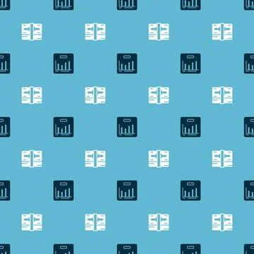 Set Pie chart infographic and Stacks paper money cash on seamless pattern 스톡 일러스트