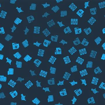 Set Pie chart infographic, Server, Data, Web Hosting, Document and lock and on 스톡 일러스트