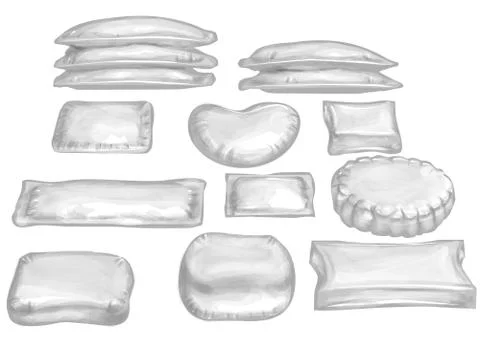 Set of pillow Stock Illustration