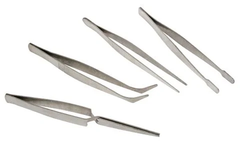 A set of pincette Stock Photos