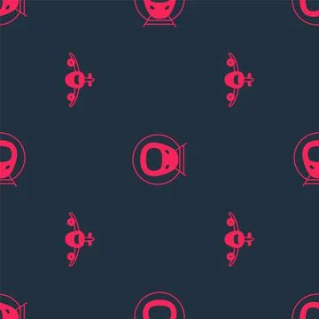Set Plane and Train and railway on seamless pattern. Vector Stock Illustration