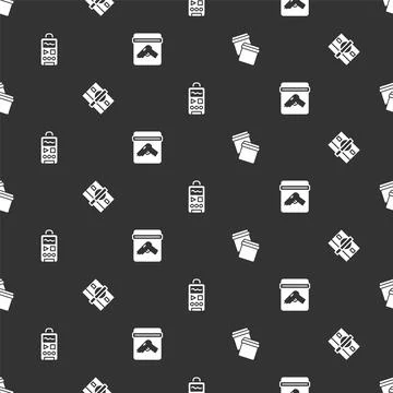 Set Plastic bag with ziplock, Stacks paper money cash, Dictaphone and Evidence Stock Illustration