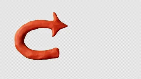 Set of plasticine arrows Stock-Footage 183828520