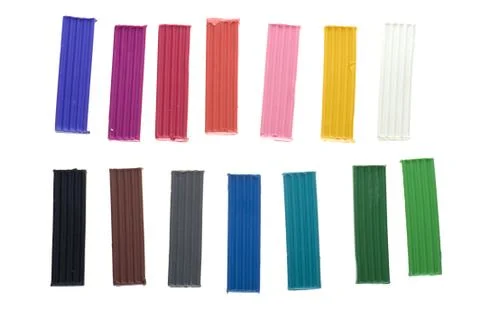 Set of plasticine Stock Photos