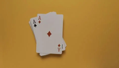 Set of a playing cards Stockfoto's