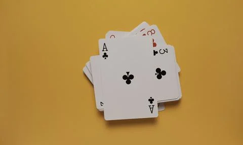 Set of a playing cards Stock Photos