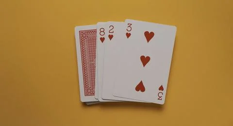 Set of a playing cards Stock Photos
