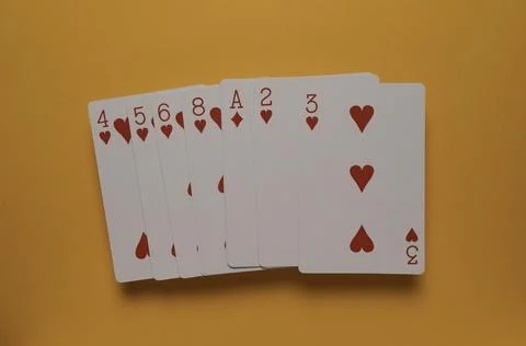 Set of a playing cards Stock Photos