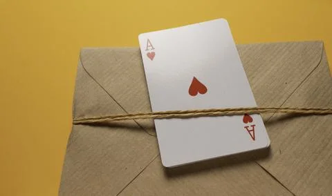 Set of a playing cards Stock Photos