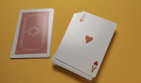 Set of a playing cards Stock Photos