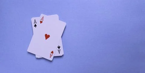 Set of a playing cards Stock Photos