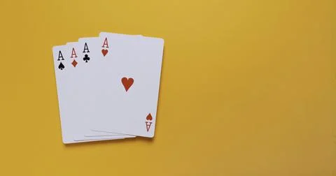 Set of a playing cards Stock Photos