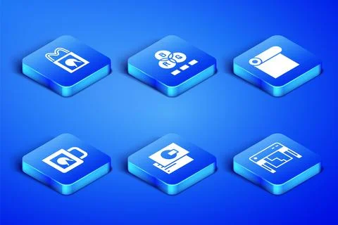 Set Plotter, Paper shopping bag, Business card, Coffee cup, RGB color mixin.. 스톡 일러스트