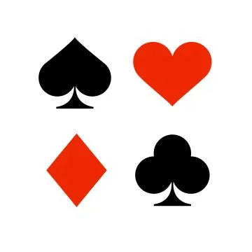 Set of Poker Icon. Isolated Vector Illustration Stock Illustration