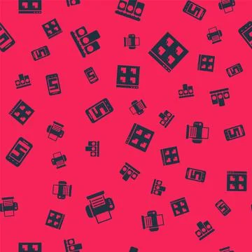 Set Printer, Ranking star, Chat messages on phone and Browser files on seamless 스톡 일러스트