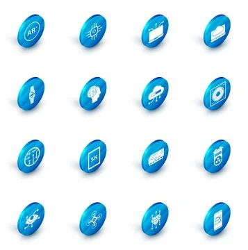 Set Processor, Laptop, Cloud technology data transfer and storage, Smartwatch Illustrazione stock