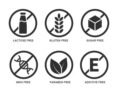Set of product icons Stock Illustration