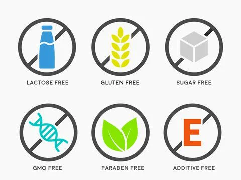 Set of product icons Stock Illustration