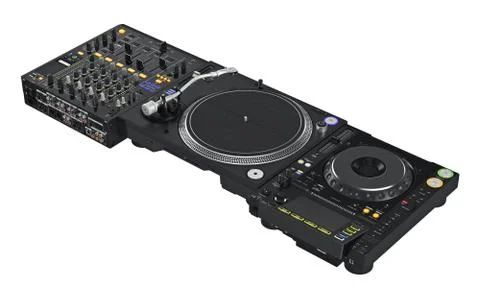 Set of professional dj equipment Stock-Illustration