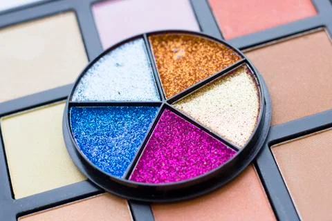 Set of professional make up products Stock Photos