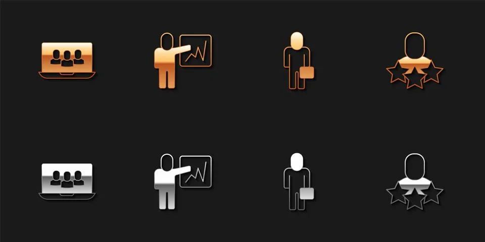 Set Project team base, Leader of of executives, Businessman and Productive .. Stock Illustration