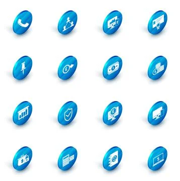 Set Project team base, schedule, chart, diagram, infographic, pie, Coin money Stockillustratie