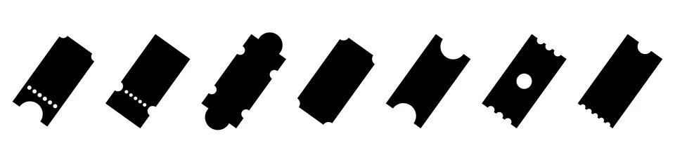 Set of promo code icons Illustrazione stock