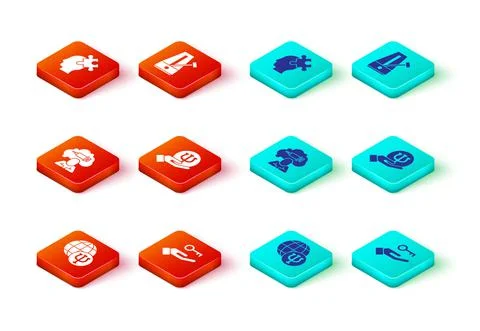 Set Psychology, Psi, Solution to the problem, Addiction drug, Metronome with Illustrazione stock