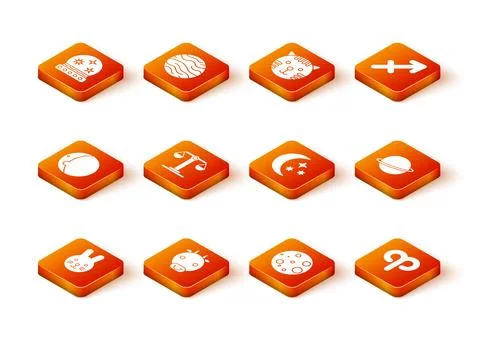 Set Rabbit zodiac, Ox, Eclipse of the sun, Libra, Moon, and stars, Aries an.. 스톡 일러스트