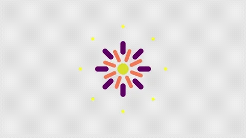 Set of radial graphic decoration elements bursting 2D shapes for add more motion Stock-Footage 268456515