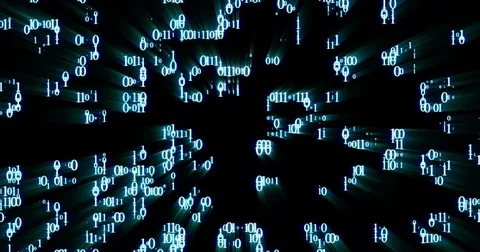 Set of random binary code Stock Footage 73120857