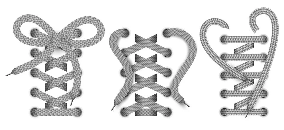 Set of realistic lace object. EPS 10 イラスト素材