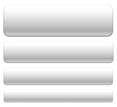 Set of rectangular banner, button, plaque background shapes Stock Illustration