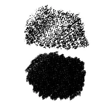 Set of rectangular grunge background templates. Vector black rectangular sh.. Stock Illustration