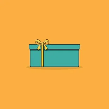 Set of red, green and blue gift box with bow and ribbon on white isolated b.. Stockillustratie