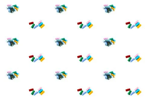 Set reel of thread pattern of green, blue and yellow on isolated background 스톡 사진