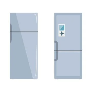 Set refrigerators Stock Illustration