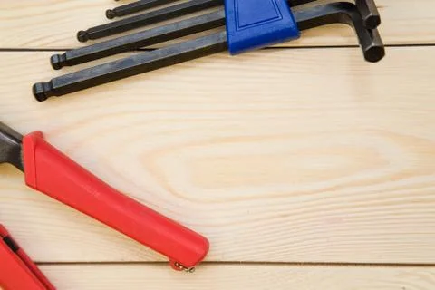 A set of repair tools Stock Photos