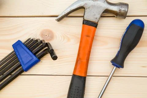 A set of repair tools Foto stock