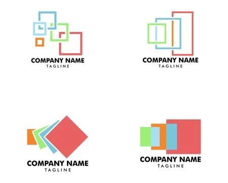 Set of Responsive Logo Template Vector Icon Illustration Design Stockillustratie