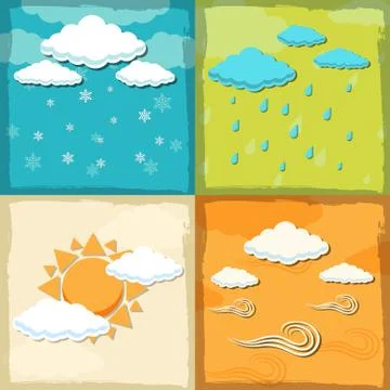 Set retro glasses background concept.  illustration Stock Illustration