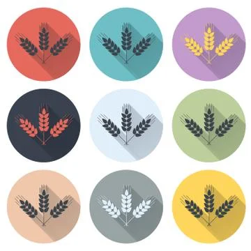 Set of retro icons. Stock Illustration