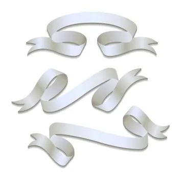 Set of ribbons Stock Illustration